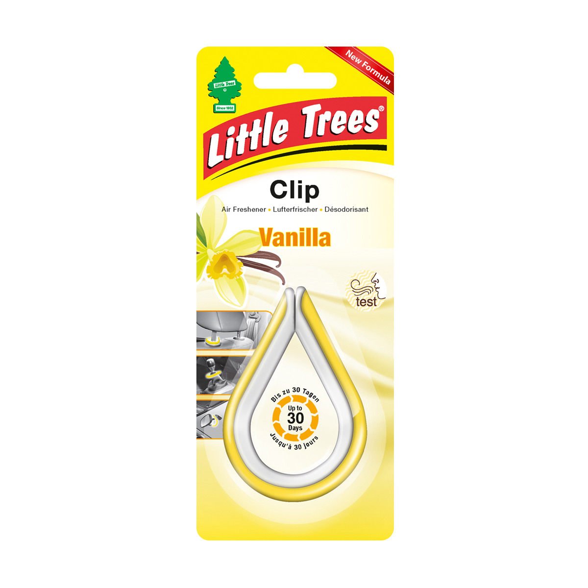 Ароматизатор для автомобіля Little Trees Clip Ваніль, 30 г